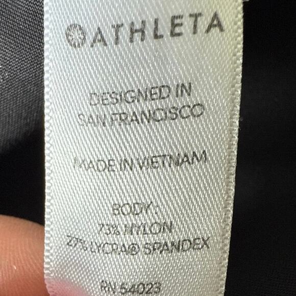 Athleta Stellar Tight Pull On Leggings Black Sz M City Travel Commute 870815 - Picture 9 of 12